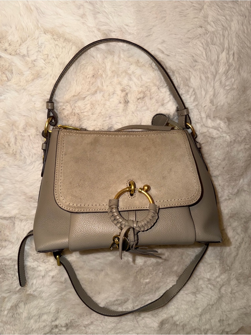Chloe suade and leather bag